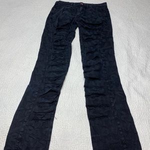 Louis vuitton stephen sprouse black graffiti logo jeans